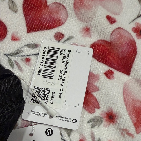 Lululemon Clear Everywhere Belt Bag Black Strap - Picture 3 of 6